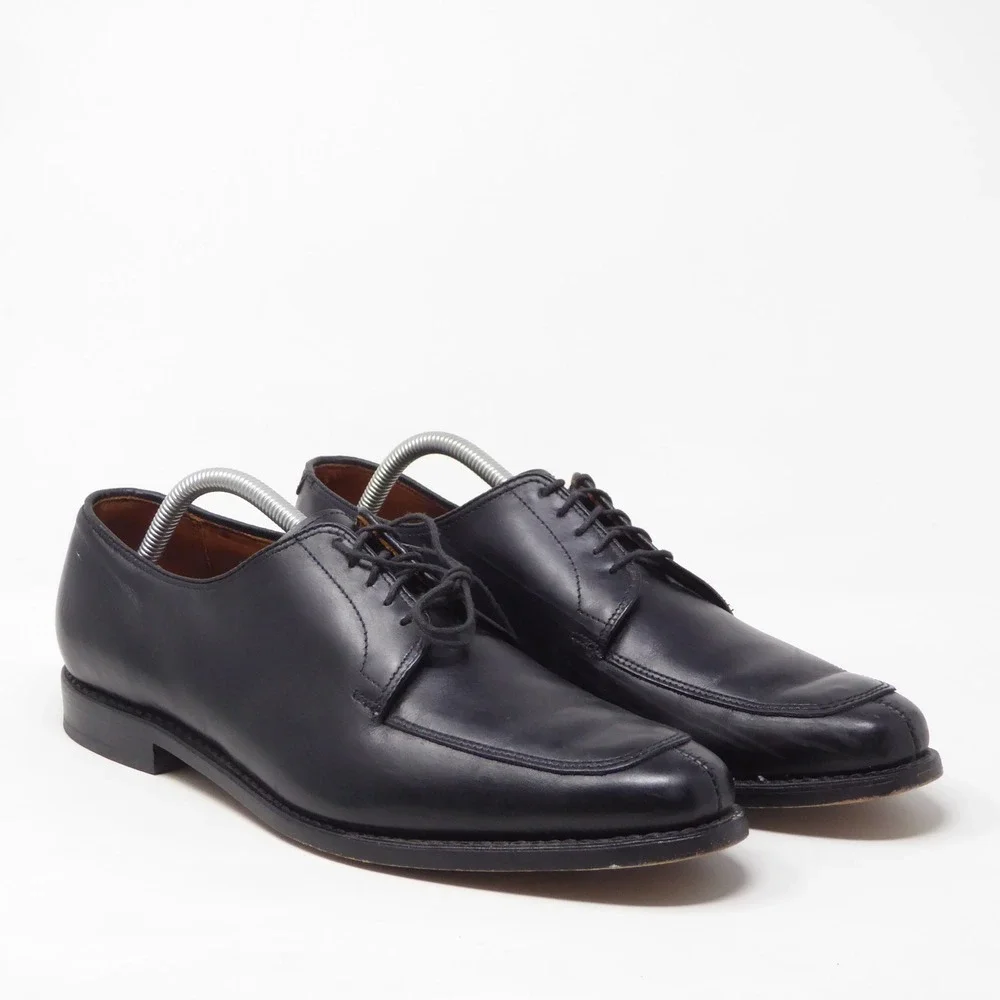 Allen Edmonds Mens Delray Derby Shoes Black Leather Split Toe Oxford 11 A